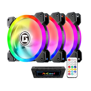 Buy Wholesale China Apexgaming A-cool Argb Dual Ring Fan ( 3-pack ...
