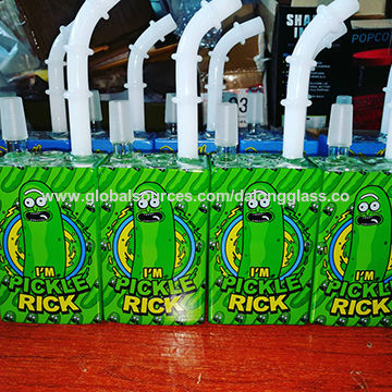 Hot Selling Glass Bong Rick and Morty Cheap Bongs Handmade for sale at factory direct price
