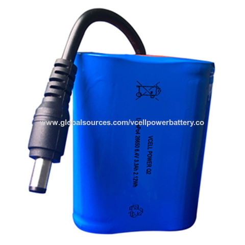 Buy Wholesale China 26650 2s1p 6.4v 3.3ah Lifepo4 Battery Packs For ...