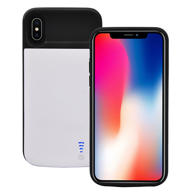 Externes Ladegerät Powerbank Ladehülle für iPhone X/XS