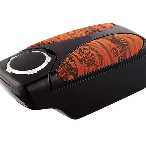 Consola central para coche, caja de almacenamiento de ABS + cuero, reposabrazos universal para asiento de coche for sale at factory direct price