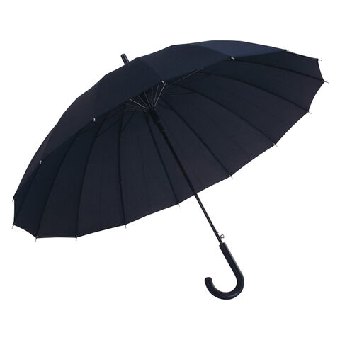 مظلة مستقيمة أتوماتيكية بـ 16 ضلعا وعمود فولاذ قوي - مناسب لتجار الجملة for sale at factory direct price