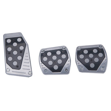 Car Pedal Cover 3 Pcs Automotive Clutch Pedal Pad Aluminum Car Pedal