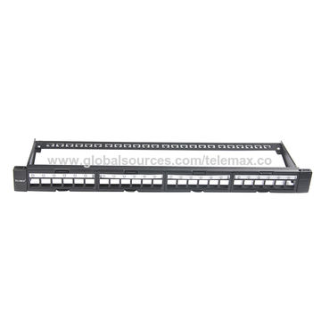 Buy Wholesale China 1u 24 Port Utp/ftp Blank Patch Panel Plastic ...