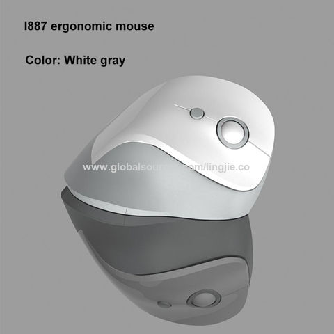 Ergonomische 2.4G Wireless Maus mit Trackball, 1600 DPI, für Gaming & Büro - Top Angebot!