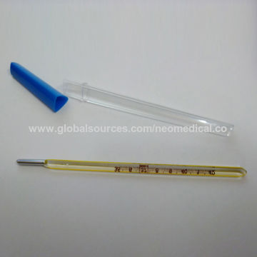Achetez en gros Mercure Thermomètre Oral Jaune Coloré Chine et Thermomètre  Clinique à Mercure Types Oraux Et Rectaux