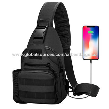 Men Molle Tactical Shoulder Bag Chest Pack Sling Messenger Bag for Outdoor  Hiking Travel - China Chest Bag and Shoulder Bag price