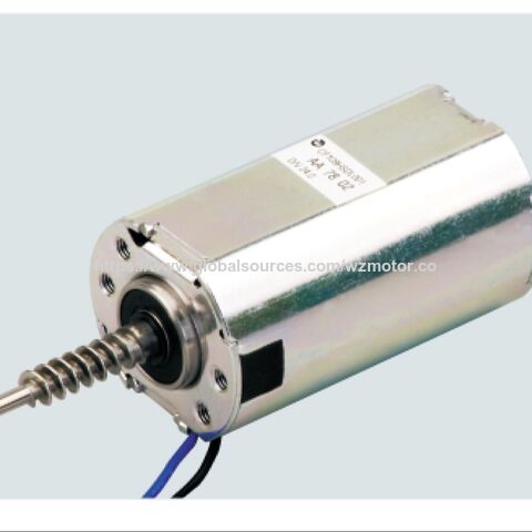 ODM 24V OD:45mm*40mm(H)*86.5mm(L) Flacher Kohlebürsten-Gleichstrommotor mit Hall-Sensor für verstellbaren Tisch
