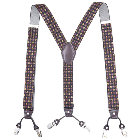 Bretelles élastiques réglables à 6 clips robustes for sale at factory direct price