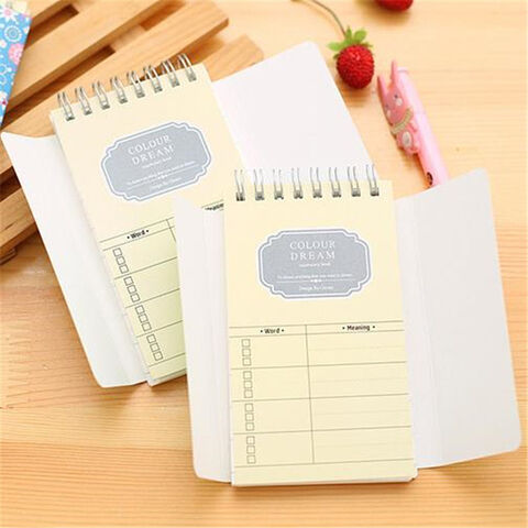 Notebook Stationery Spiral Notebook School Supplies Size A4 A5 A6