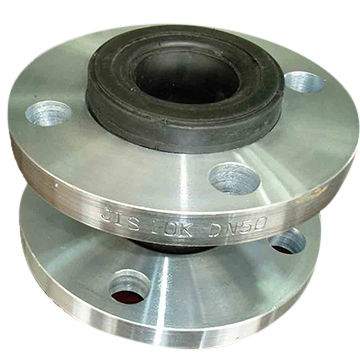 Rubber Expansion Joints With Carbon Steel Zinc Coated Flange, Spherical ...