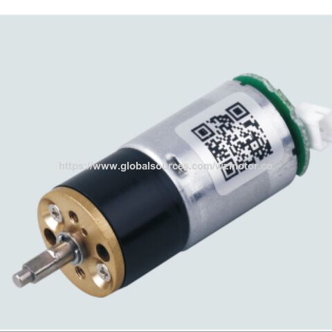 Motoréducteur à balais en carbone DC12V OD16mm*32.6mm(L) à économie d'énergie pour la robotique intelligente