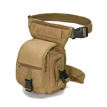 Tactical Outdoor Military Drop Leg Bag Thigh Panel Utility Waist Belt Pouch Bag 