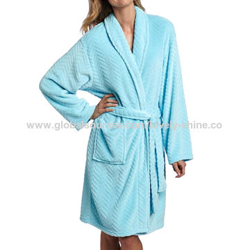 Women Dressing Gown Ladies Soft Cosy Hooded Dressing Gown Fluffy Fleece  Winter | Fruugo NO