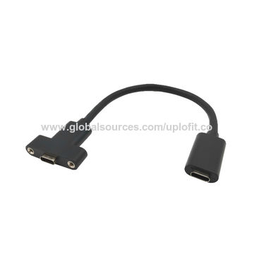 Cable USB 3.0 tipo A macho a hembra tipo A de montaje en panel de 6 pies