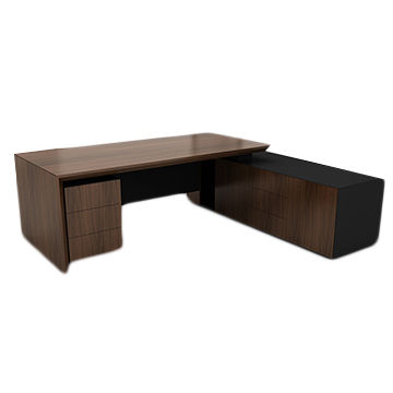 Grande table de bureau moderne en bois Meubles de bureau - Chine Table de  direction, de luxe en bois Table Exécutif pour patron