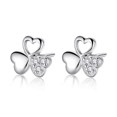 Pendientes de Trébol para Mujer - Joyería Fina al por Mayor for sale at factory direct price