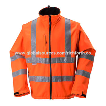 Softshelljacke für Herren mit individuellem Logo für Sicherheitsarbeitskleidung