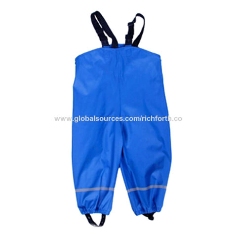 Bib Pants Kids Rainsuit 