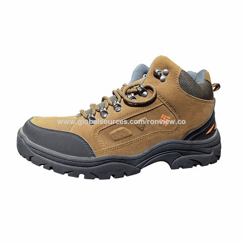 أحذية رجال للمشي في الخلاء، مناسبة لتسلق الجبال، نعل خارجي مطاط مع مرامبط for sale at factory direct price