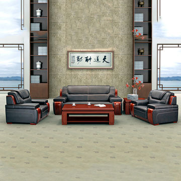 Metal Frame Modern Black Style Leather, Modern Black Leather Sectional Living Room Furniture