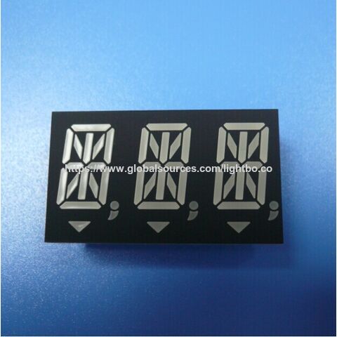 Alphanumeric Led Bar Module Three Digit 14.2mm (0.56