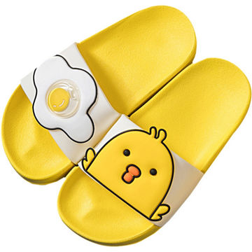 Buy Wholesale China Children Cartoon Printing Slippers With Cute Chick And Eggs Children Cartoon Printing at 1.55 | Global