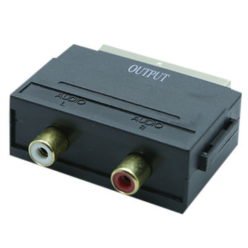 Buy Wholesale China Scart Adapter, Scart Plug To 2 Rca Jacks Out ...