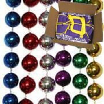 Buy Wholesale United States 7mm 33in Round 6 Assorted Color Mardi Gras ...