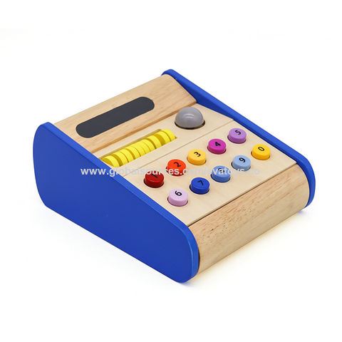 wooden cash register toy