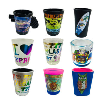 Buy Wholesale China Whisky Drinking Cup Custom Print Logo Sublimation Shot  Glass & Shot Glass at USD 0.3