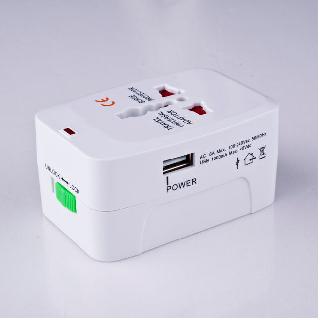 Adaptateur de Voyage USB Chargeur Universel International
