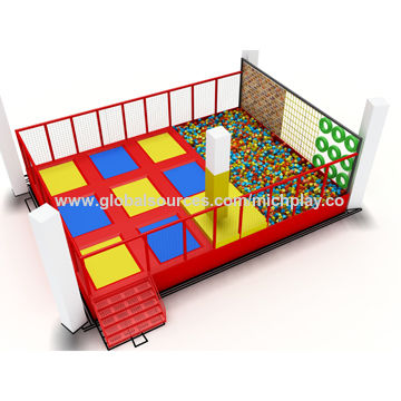 New Soft Indoor Trampoline Indoor Amusement Trampoline Park