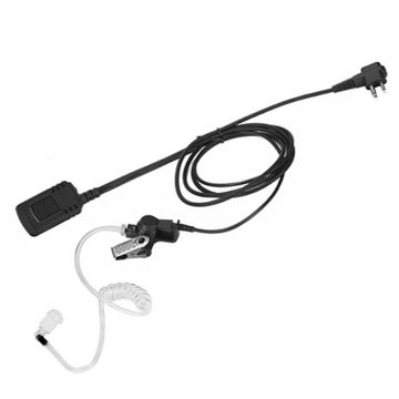 UAYESOK Auricular De Tubo Acústico Walkie Talkie Con Micrófono De 2 Pines, Kit De Vigilancia Para Motorola CP110 CP185 CP200 CP200D CLS1110 CLS1410 Yaesu FT-65R Radio Bidireccional (paquete De 2