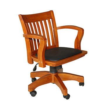 Office Chair Wooden Swivel, Wooden Swivel Desk Chair Parts
