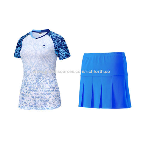 Custom Table Tennis Clothes Costumes For Girls Badminton Sports