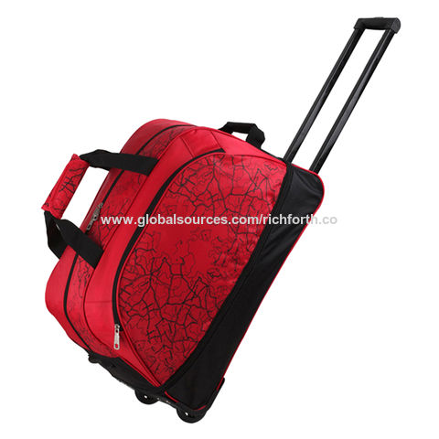 Outdoor Travel compass luggage trolley wheel bag