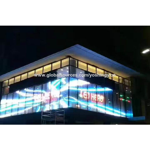 Outdoor transparent LED screen