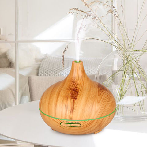 Difusor de aroma eléctrico USB con diseño de grano de madera a precio de fábrica para hogar y oficina