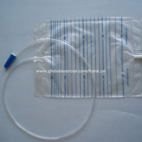 Medical Supply Disposable Urine Drainage Bag with T-Valve - China Urine Bag,  Medical Drainage Bags