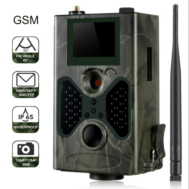 GSM 2G Wildkamera 1080P 12MP 940nm Nachtsicht Wasserdichte Mobilfunkkamera