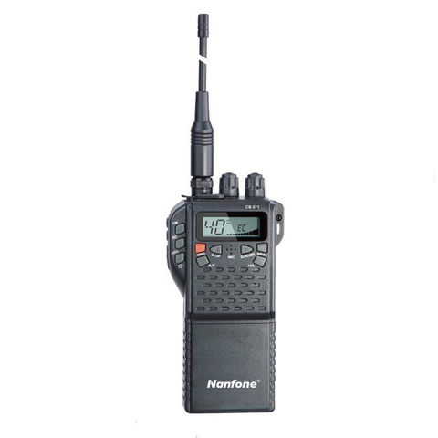 Radio CB portable ultra-compacte avec plus de 400 canaux, idéale pour une utilisation partout dans le monde.