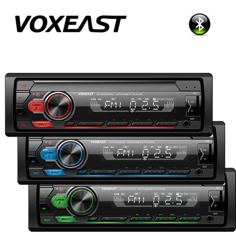 Painel fixo 1 din Bluetooth Rádio Do Carro/MP3 player com USB/SD/AUX