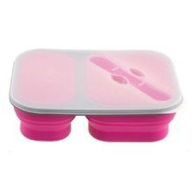 CL1D-MGB145 Boîte à Déjeuner Pliable en Silicone pour Camping - Récipient Alimentaire Réutilisable