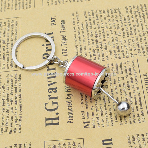 Buy Wholesale China Car Modified Brake Disc Keychain Nos Nitrogen Key ...