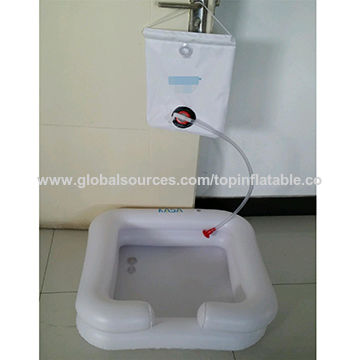 Buy Wholesale China Healthcare Inflatable Hair Wash Basin With Water  Reservoir Shampoo Basin For Disabled & Inflatable Hair Wash Basin at USD   | Global Sources