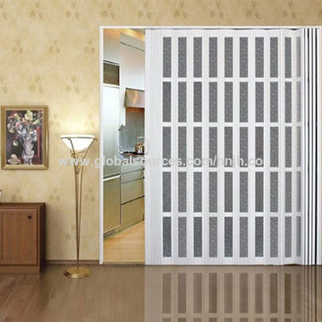  Interior barato aislado PVC puerta de baño decorativo plástico  plegable puertas correderas (32''80'', blanco) : Herramientas y Mejoras del  Hogar