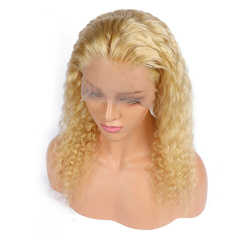 Perruque intégrale en dentelle ondulée profonde #613, cheveux 100% vierges brésiliens Remy, prix usine avantageux for sale at factory direct price
