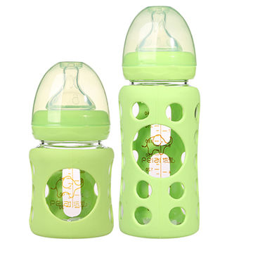 Custom BPA Free 240ml Or 120ml Silicone Baby Bottle Cover