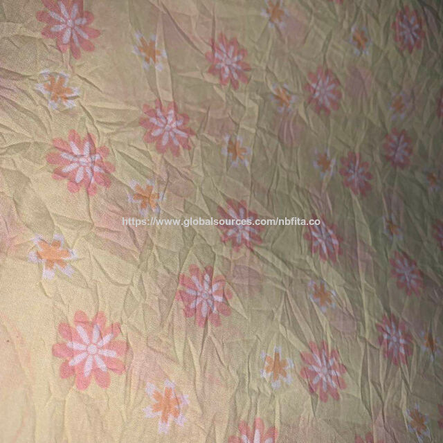 Tissu Seersucker Froissé Imprimé T/C - Tracy